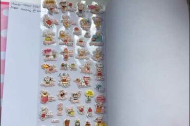 Sticker Sticking! CUTE CAT 🐈 AND RABBIT 🐇 STICKERS! 🐱🐰 Filmed on 15th March 2020