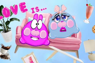 Romantic Cute Couple Goals | Love cartoon #pinky#bunny