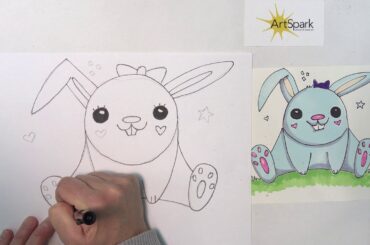 Draw a kawaii (cute) bunny with ArtSpark
