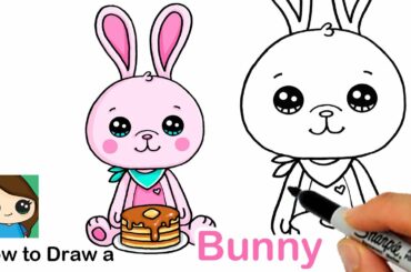 How to Draw Cute Bunny Fun Bun w/Pancakes 🐰🥞Wreck-It Ralph