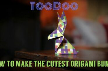Make The CUTEST Origami Easter Bunny - AWESOME GIFT - GREAT ISOLATION BOREDOM RELEASE - For All Ages