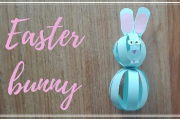 HOW TO: DIY PAPER EASTER BUNNY | CUTE EASTER CRAFT