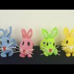 How to make a cute bunny rabbit using towel :DIY