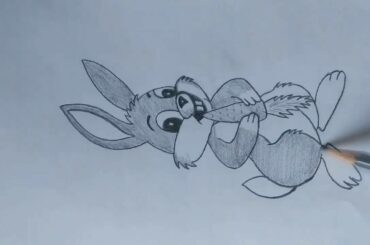 How to draw rabbit or bunny