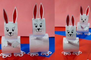 How to make a paper Rabbit || Paper Crafts || Handy Crafts