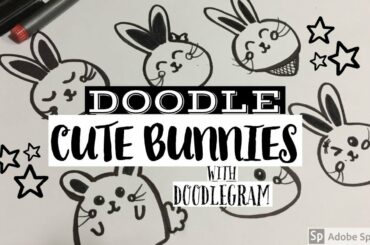 DOODLE CUTE LITTLE BUNNIES with DoodleGram