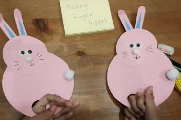 How to make a cute finger bunny puppet this easter in 3 minutes | Lexbow Pony