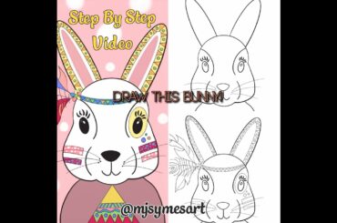 Cute Bunny Drawing Tutorial Step By Step Video By Melanie J Symes Art School Bendigo
