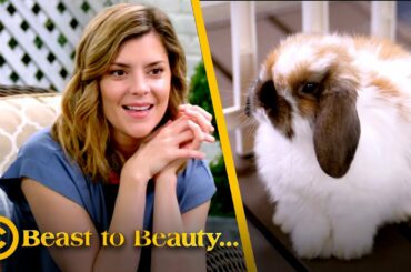 Separating a Woman from Her Oppressively Cute Rabbit (ft. Grace Helbig) - Beast to Beauty