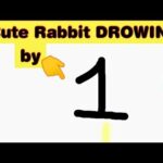 How to drow a  cute  rabbit  drowing by 1 number very easy step by step