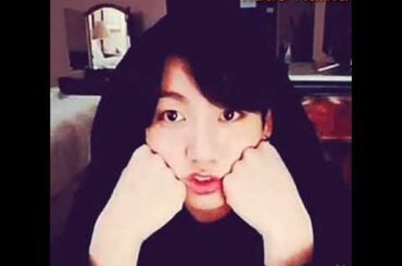 Jungkook cute like bunny