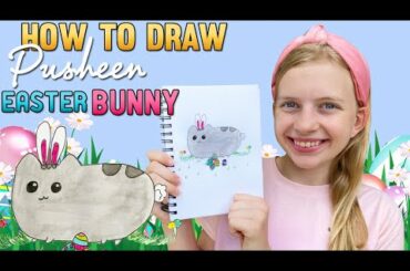 Draw a Cute Pusheen Bunny || Art with Alyssa
