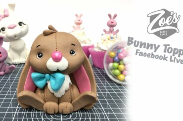 Zoe's Facebook Live stream, Bunny cake topper things to do at home