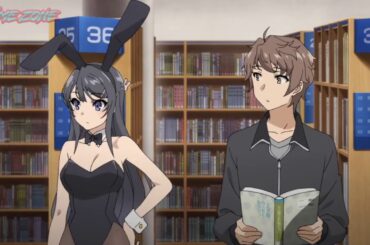 Hot and Cute Bunny Girl in the Library