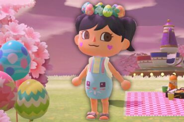 Decorating My Island For Bunny Day in Animal Crossing