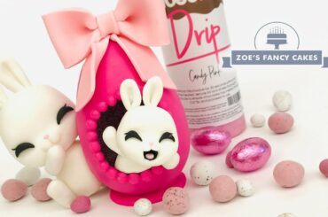 chocolate egg and bunny topper Easter tutorial