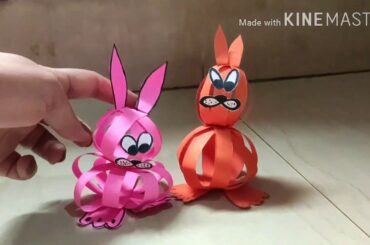 Easy Easter craft#cute bunny #paper rabbit # easy paper craft