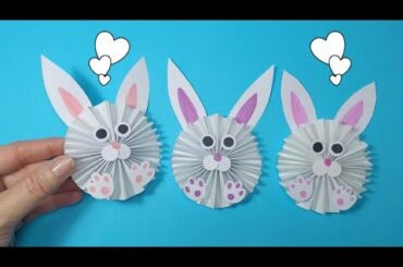 How to Make a Paper Bunny Rabbit | Easter Craft Ideas | Paper Craft for Kids