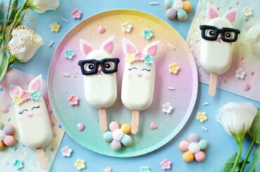 How to make CUTE BUNNY CAKESICLES for EASTER