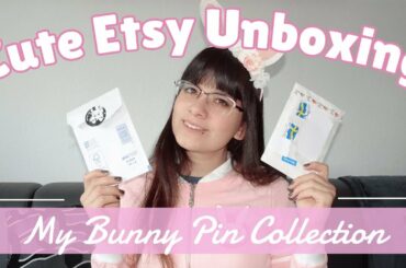 Cute Etsy Unboxing | My Bunny Pin Collection