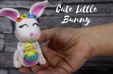 Easter 2020 - Make a Cute Bunny 🐰 Figurine with a little Chick 🐣