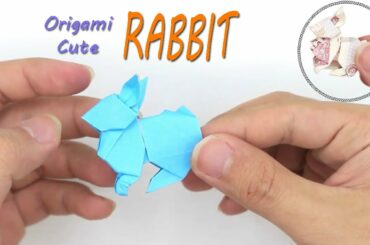 Easy And Cute Origami Rabbit | How to make a paper Rabbit | Origami Animal | Origami Rabbit
