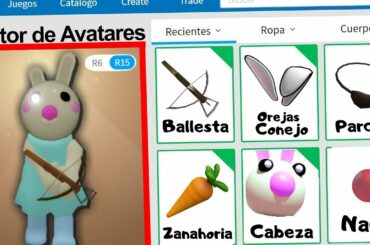 🐰CREAMOS EL PERFIL DE BUNNY (DE PIGGY) EN ROBLOX🥕*TE SORPRENDERÁ* ROBLOX PIGGY karola20