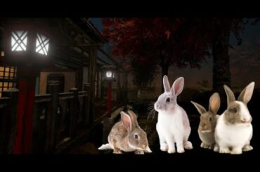 4 Bunnies in the fog...