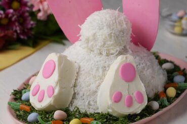 How To Make A Chocolate Coconut Bunny Butt Cake • Tasty Recipes
