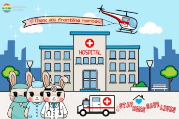 Drawing and Colouring of Cute Bunny with Different Outfits of Medical Staff (Frontline Heroes)