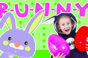 Easter Bunny Song for Kids | B-U-N-N-Y  song for Childrens | Anuta Kids Channel