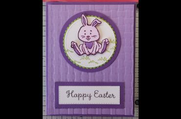 Cute Bunny Easter Card