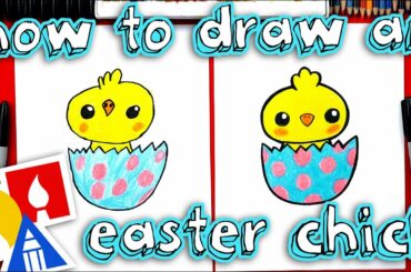 How To Draw An Easter Chick 🐣