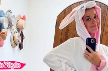 Aww! Katy Perry Flaunts Her Baby Bump in Adorable Easter Bunny Onesie