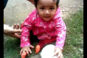 Baby &  Rabbit| Twin Babies Funny* baby Play with Pet*