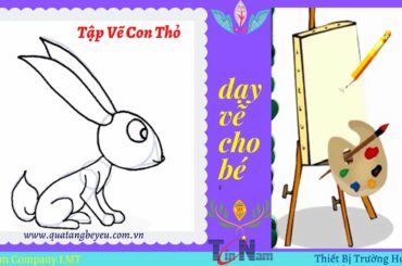 How To Draw A Cute Bunny Rabbit | Dạy Vẽ Con Thỏ