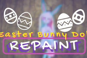Easter Bunny🐇🌼 DOLL REPAINT | Monster High to Cute Rabbit Girl | beginner tips for doll repaint