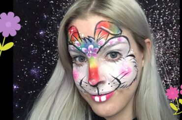 Cute Easter Bunny Face Paint