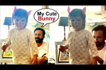 Kareena Kapoor Son Taimur Ali Khan CUTE Video In Bunny Dress At Home