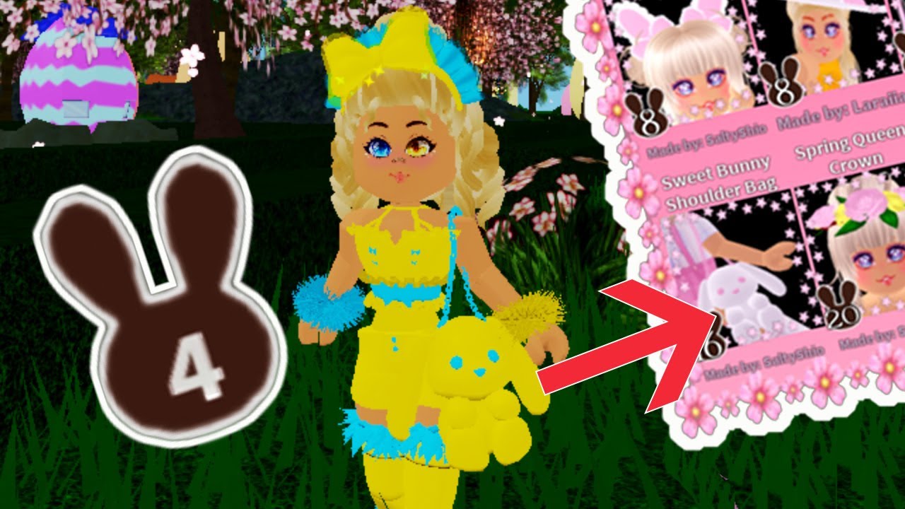 Royale High Sweet Bunny Shoulder Bag the Easter Update Rabbit Videos