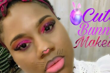🐰Cute Easter Bunny makeup tutorial