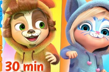 🤸‍♂️ Hop a Little, Jump a Little + More Nursery Rhymes & Kids Songs | Dave and Ava 🤸‍♂️