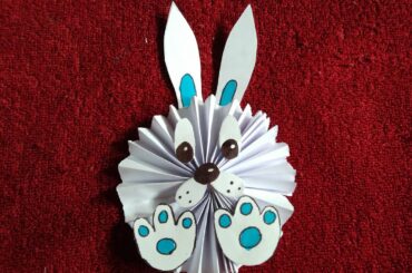 How to make cute bunny with paper🐰🐰🐰🐇.How to make cute rabbit🐰🐰🐰🐇🐇.