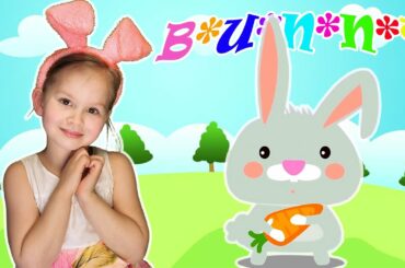 B-U-N-N-Y | Easter Bunny Song for Kids | Bunny Song | Nursery Rhymes & Kids Songs by Nika