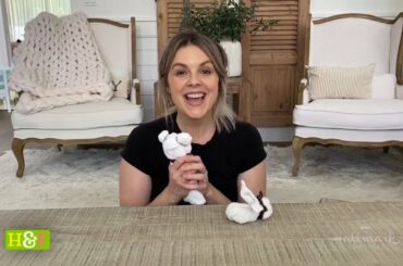 At Home With Our Family - DIY Teddy and Bunny Wash Cloth - Home & Family