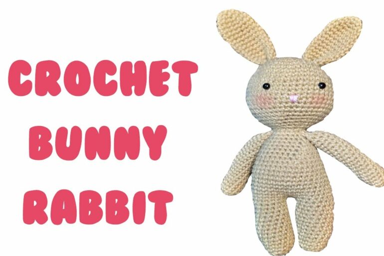 Crochet Cute Bunny Rabbit Free Pattern | Beginner Tutorial Amigurumi
