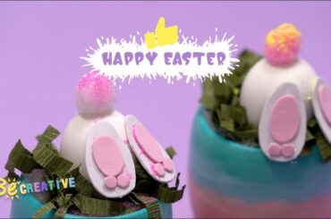 Handmade cute bunny with simple material at home 🐰