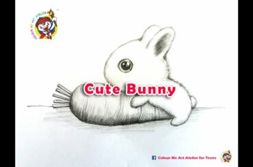 Mr Wei Loon l Online Drawing Class l Cute Bunny l Colour Me Art Atelier