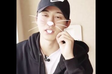 iKON Kim Hanbin cute rabbit