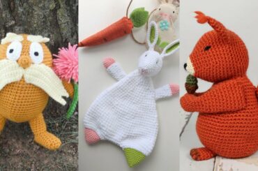 Crochet cute bunnies and toys for kids, children| Crochet bunny designs and pattern ideas
